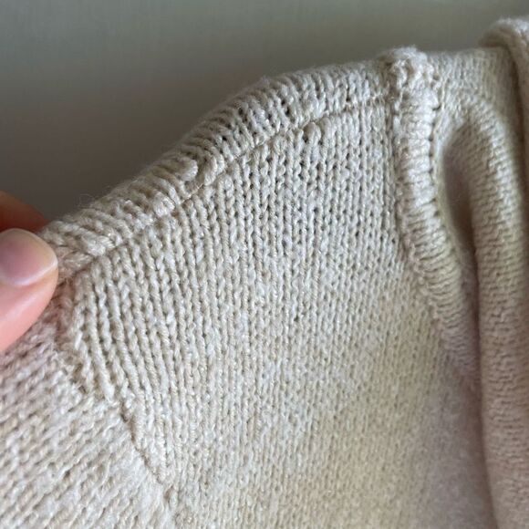 DKNY | cozy cream cowl neck sweater XL - Picture 3 of 10